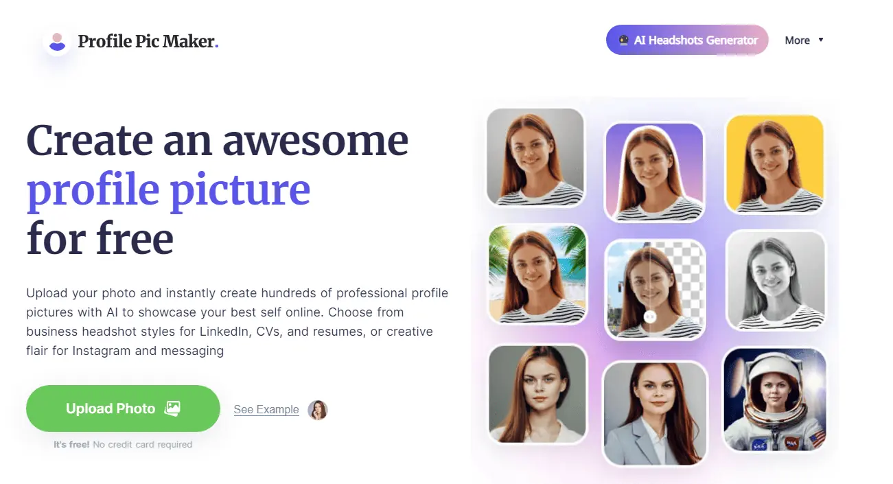 Free Profile Picture Maker with AI Power