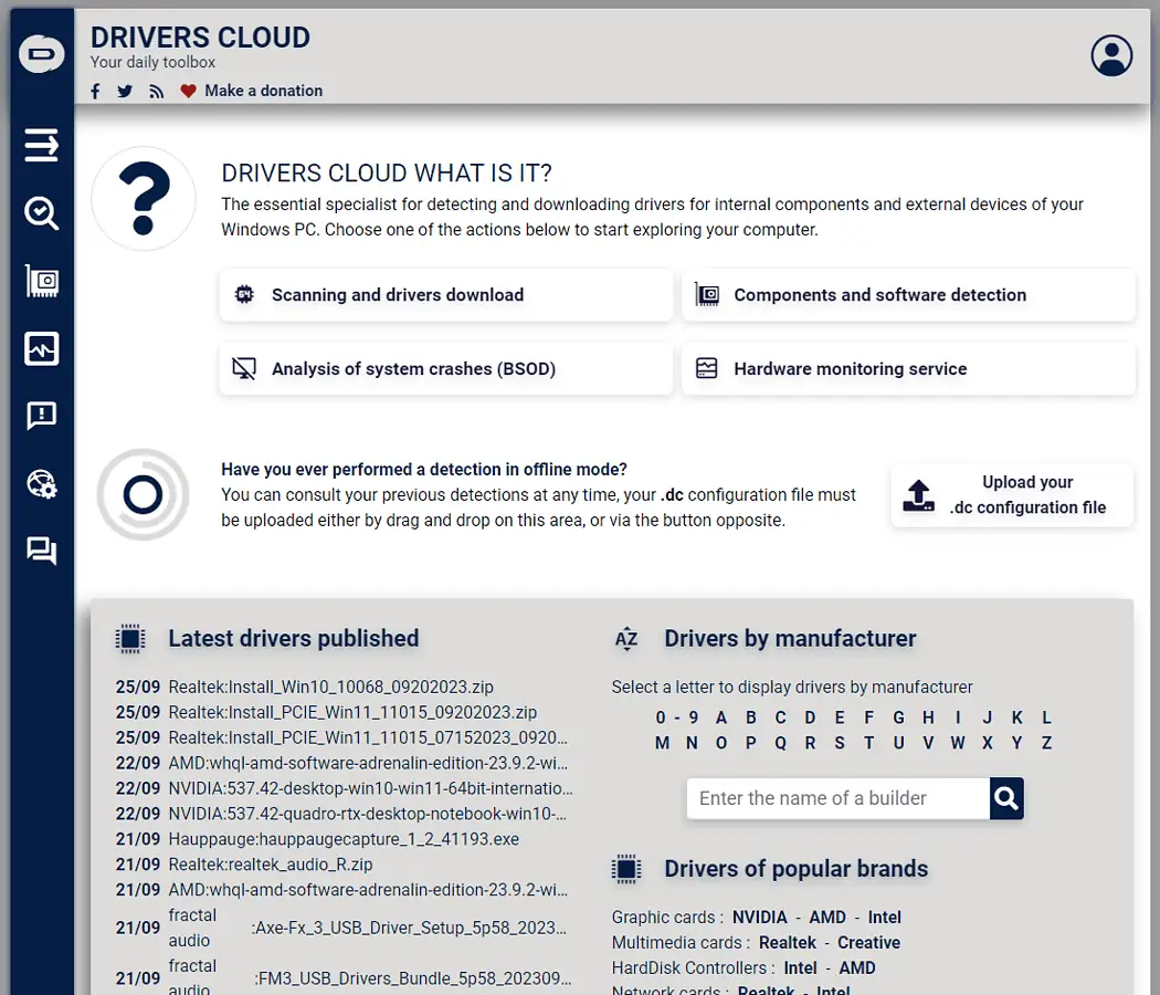 Drivers Cloud Interface