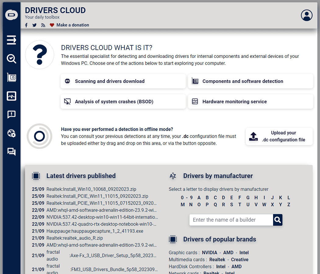 Drivers Cloud Interface