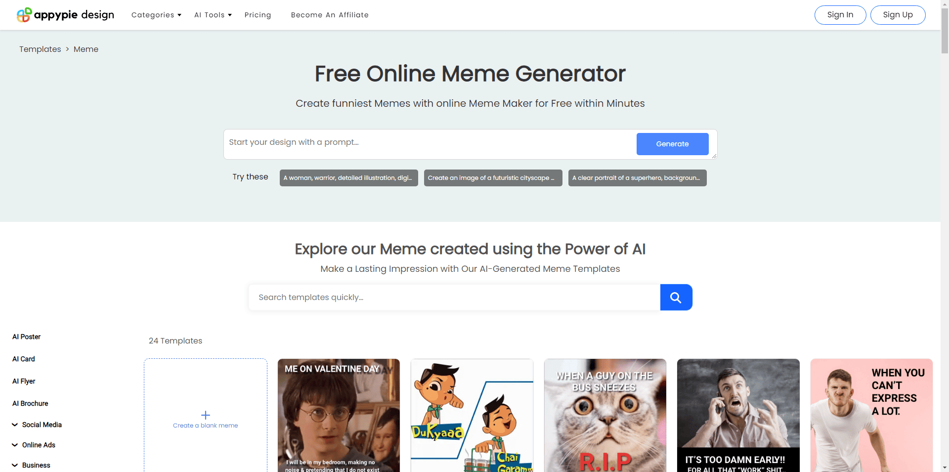 Free & Fast AI Meme Generator - Memedaddy - ScriptByAI