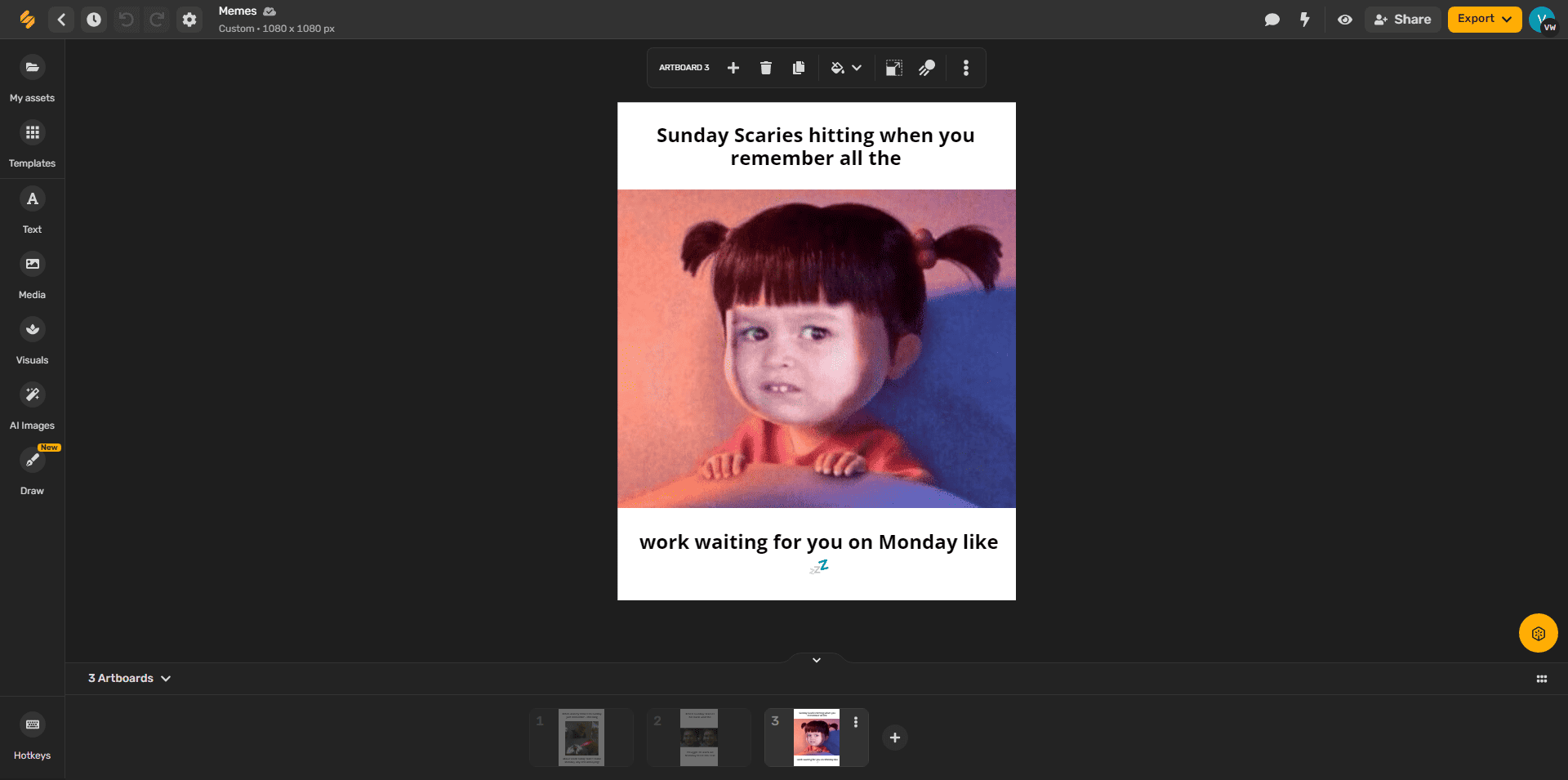 This AI-driven meme generator delivers the avant-garde content you