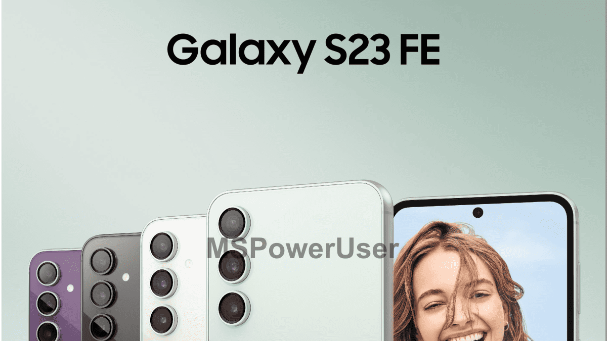 Exclusive Samsung Galaxy S23 FE Colors Revealed Via Leaked Render