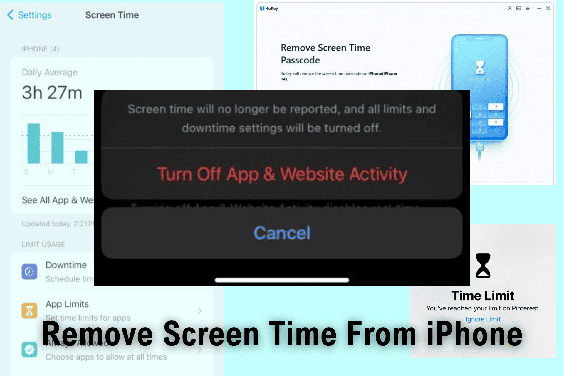 how to remove screen time on iPhone