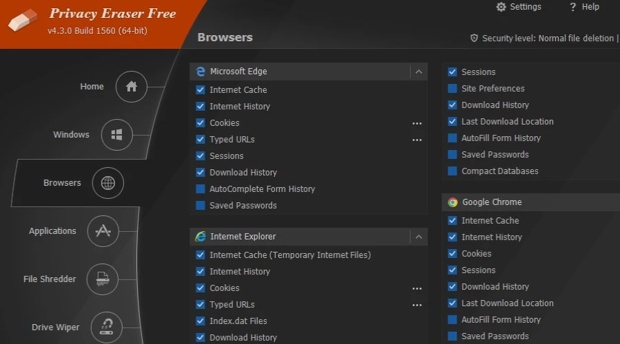privacy eraser browser cleaner software