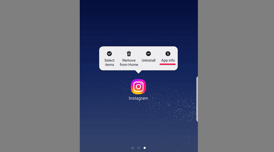 app info til instagram