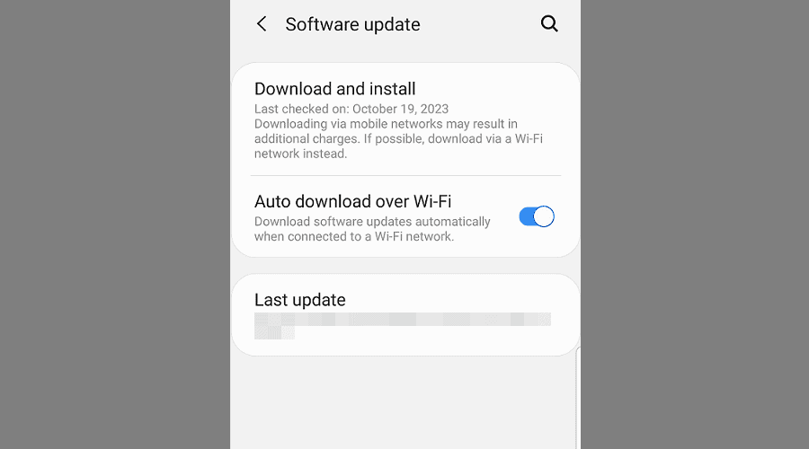 download and install android software update