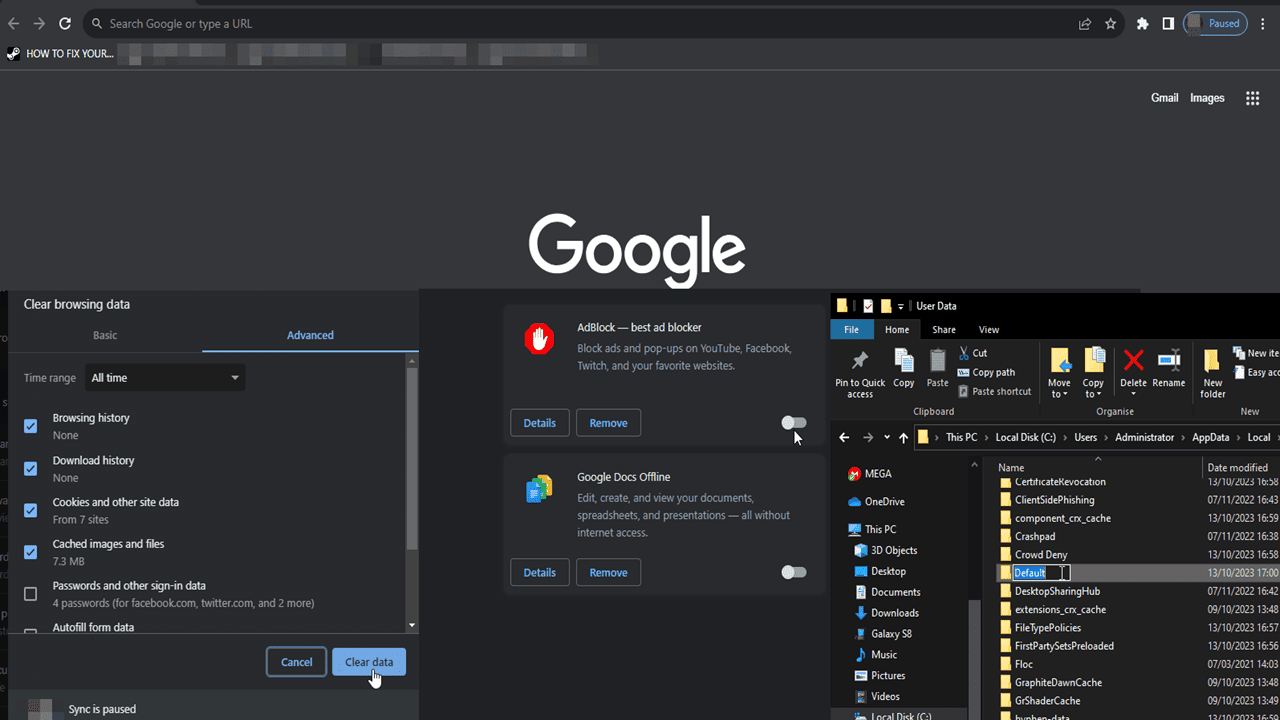 ทำไม Chrome ปิดแล้วเปิดใหม่อยู่เรื่อยๆ