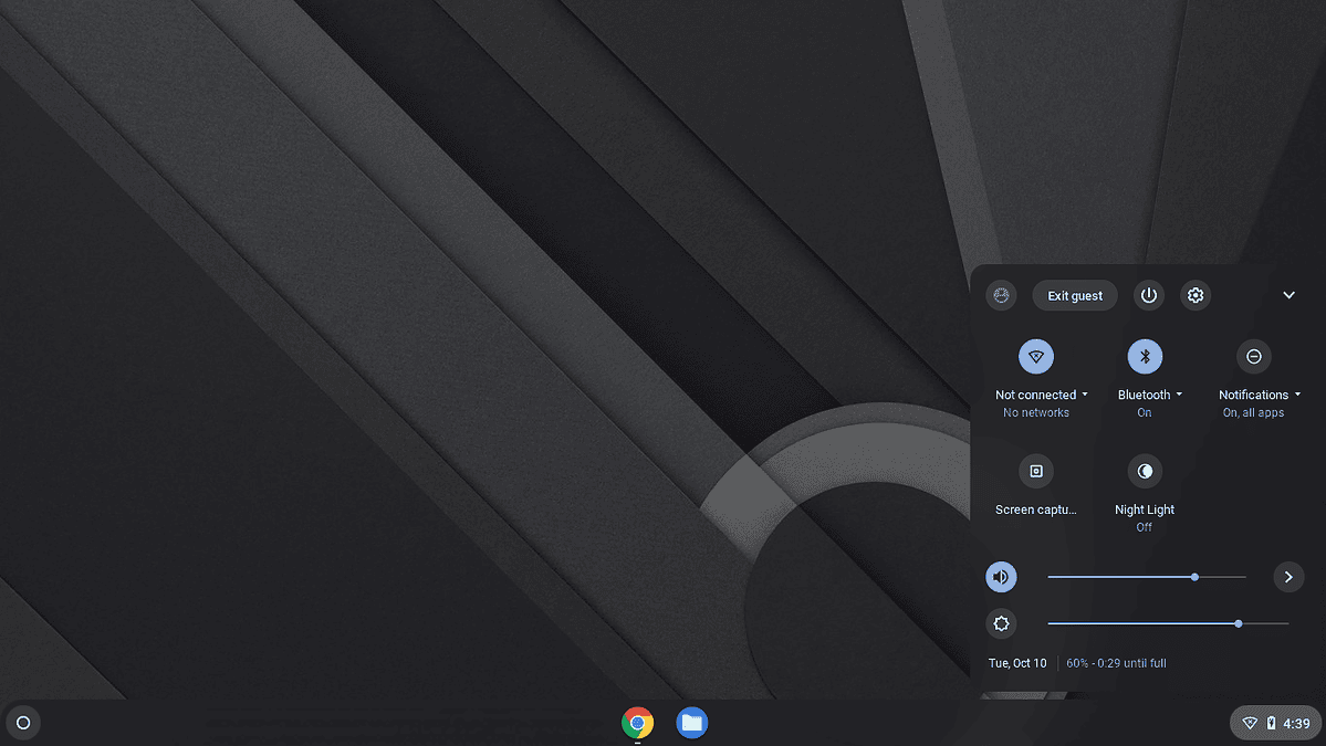 Chromebook guest user