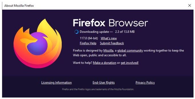 Firefox About