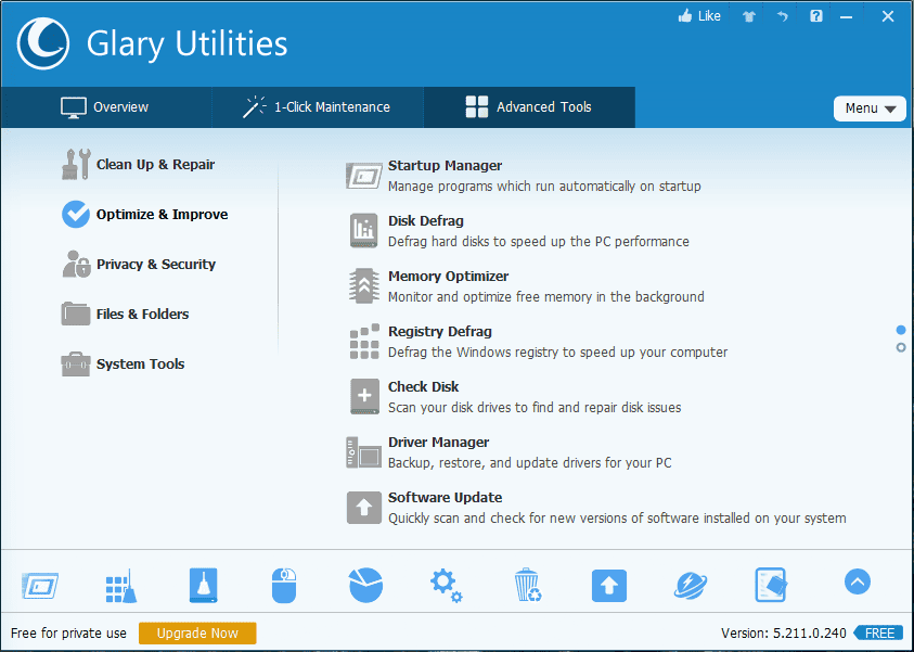 Сайт glary utilities