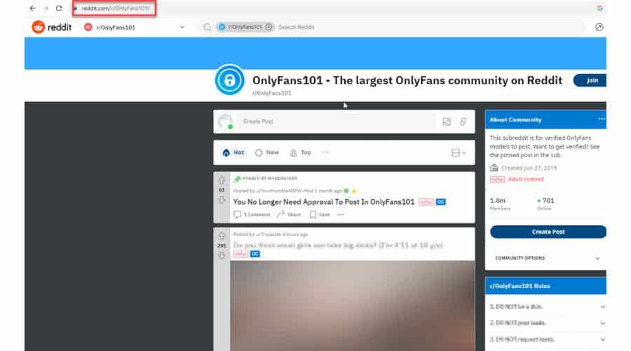 onlyfans subreddit