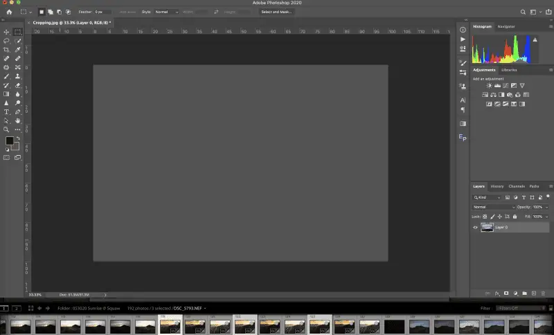 photoshop user interface