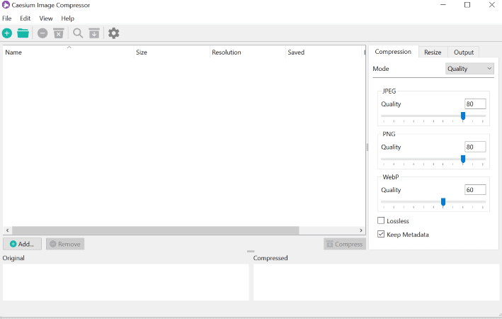 caesium image compressor