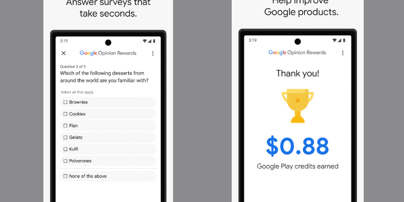 google opinion rewards app