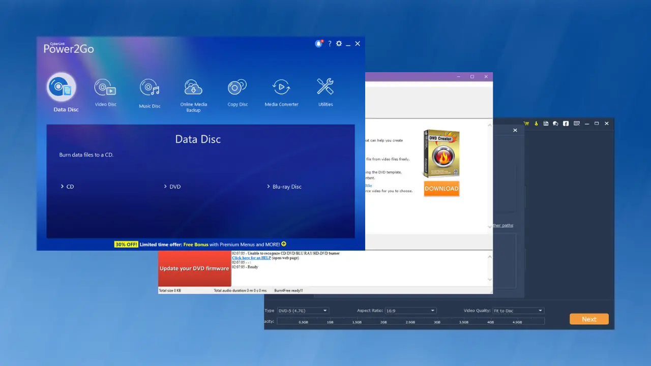 phần mềm ghi đĩa cho windows 10 & windows 11