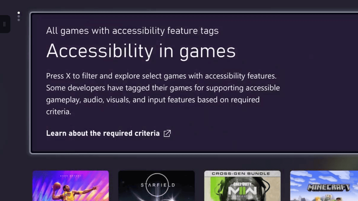 Microsoft announces the new accessibility settings menu for Xbox