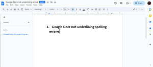 Google Docs Not Underlining Spelling Errors? 7 Simple Fixes