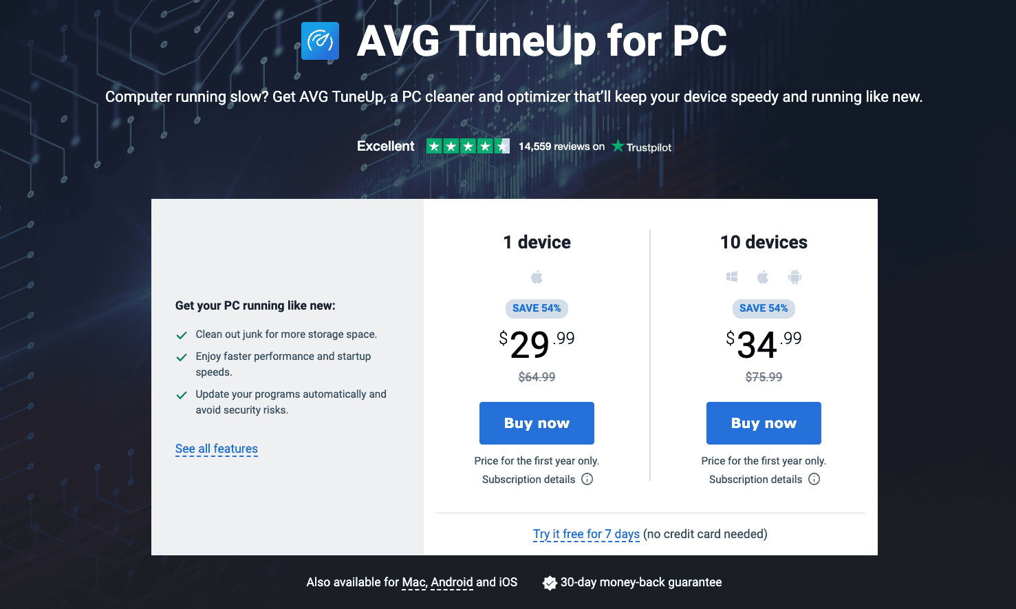 TuneUp Pricing