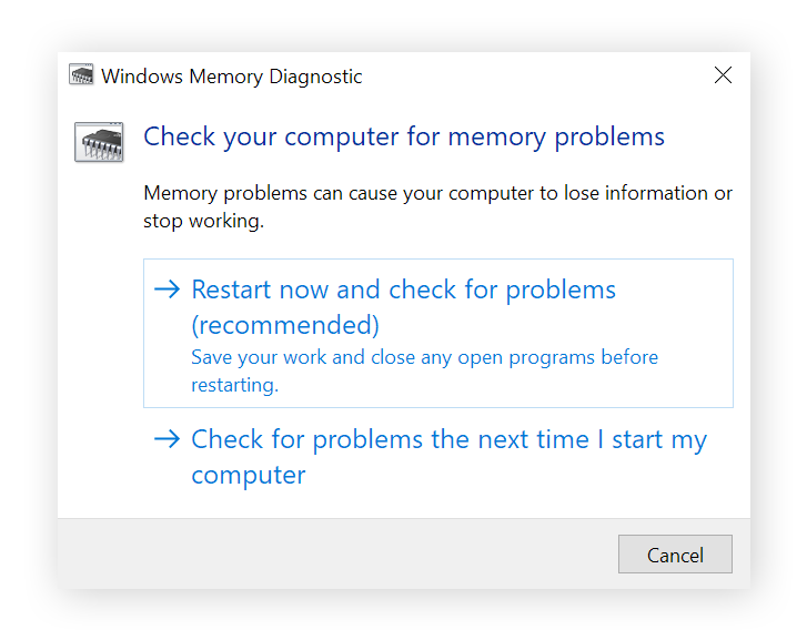 windows-memory-diagnostic-tool