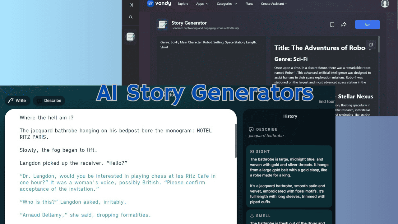 najlepszy generator historii AI