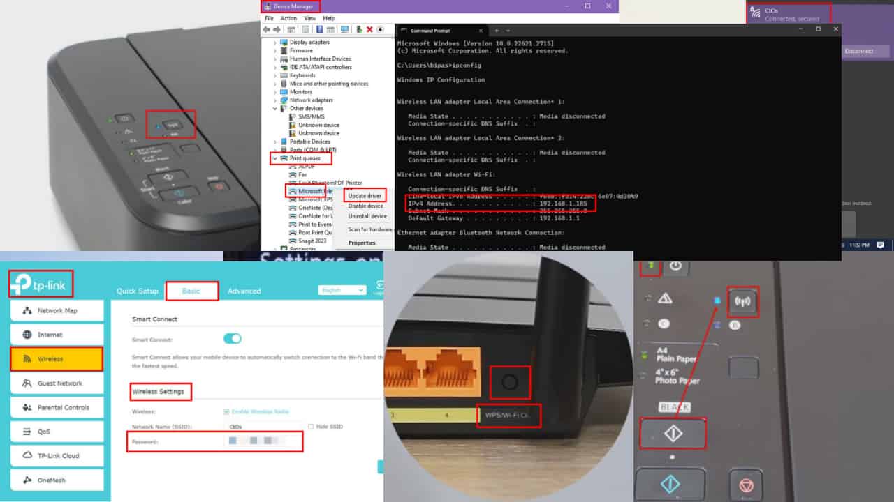 Canon Printer Not Connecting to Wi-Fi