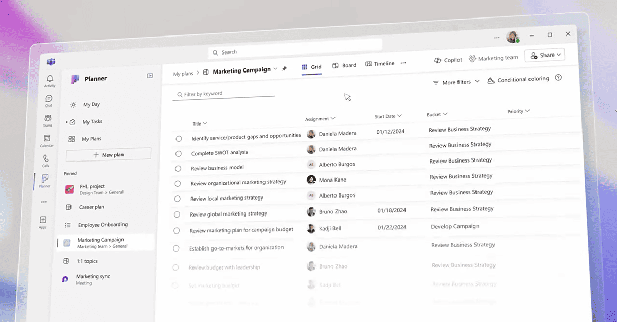 Microsoft Planner on Teams gets revamped experience in new leaked ...