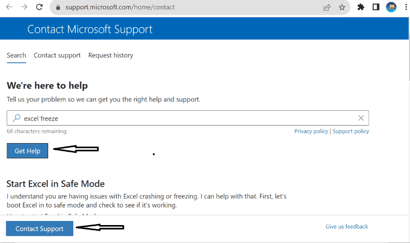 contact microsoft support