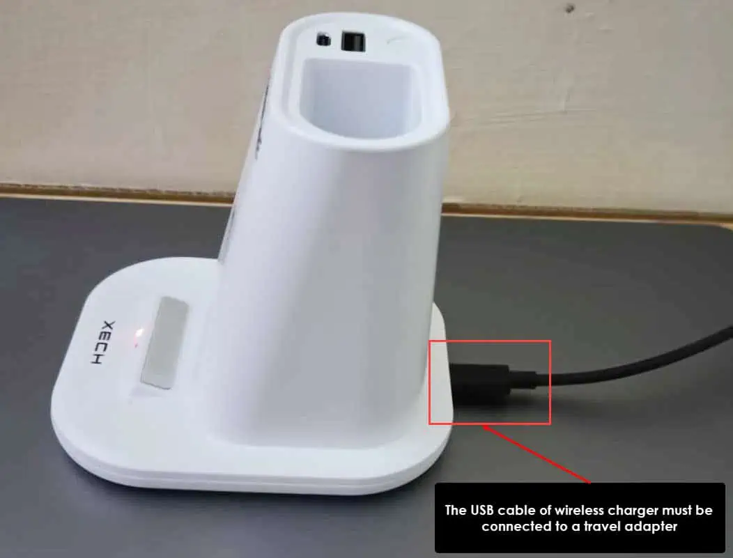 Wireless charger USB cable