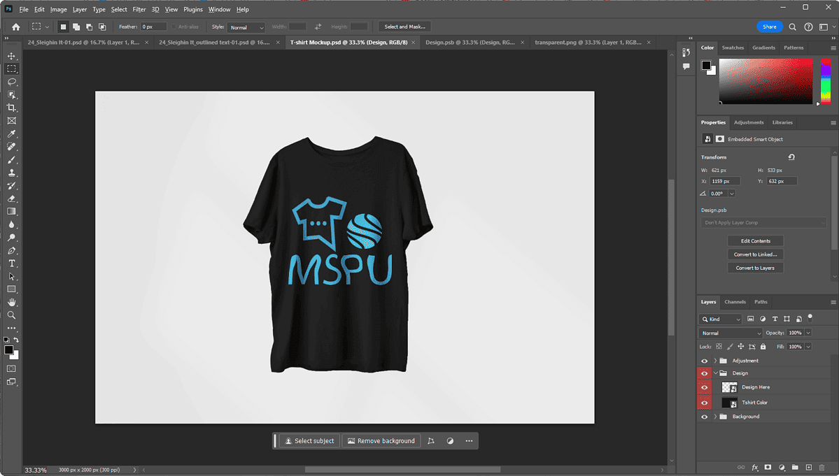 Adobe t 2024 shirt design software