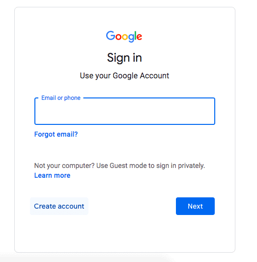 Google Sign In