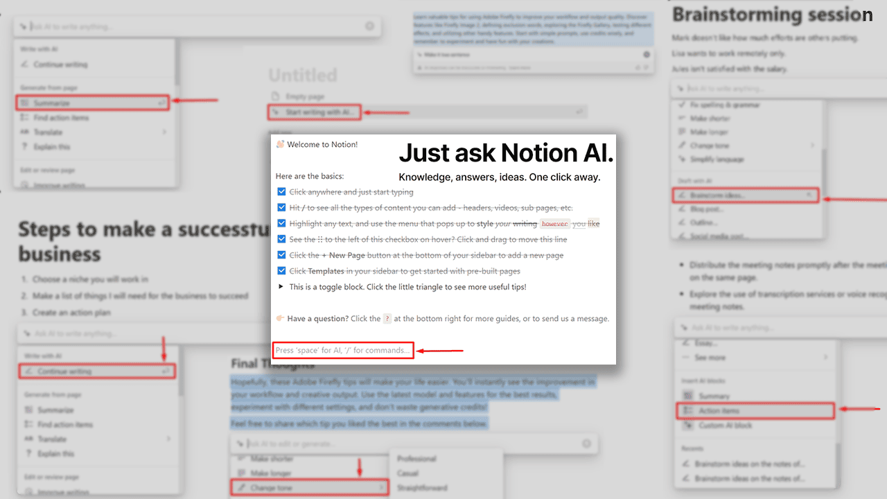 how to use Notion AI