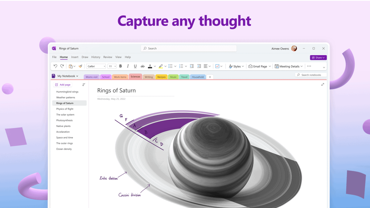 Loop components support comes to OneNote notebooks