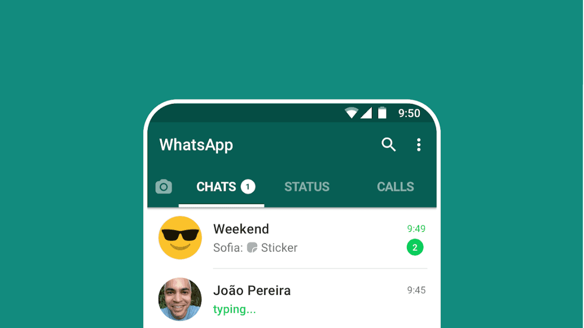 WhatsAppのスクリーンショット