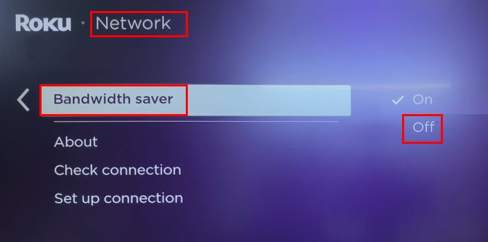 Bandwidth saver