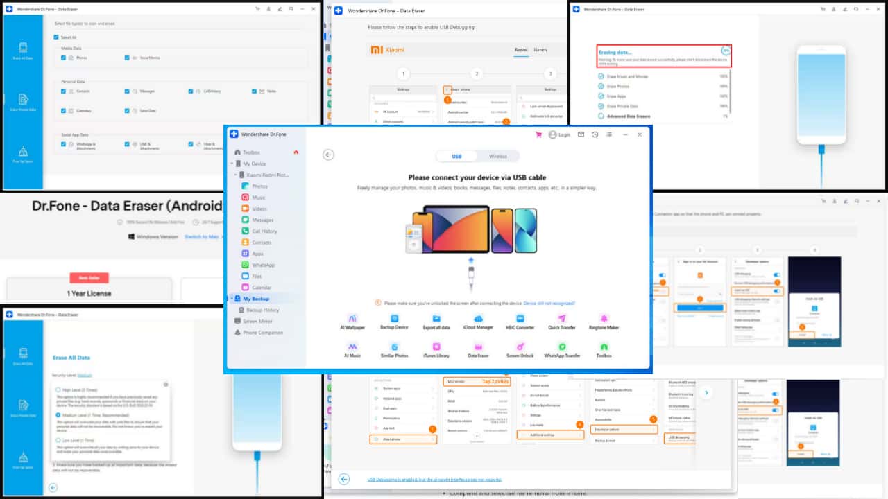 Ulasan Penghapus Data Dr.Fone