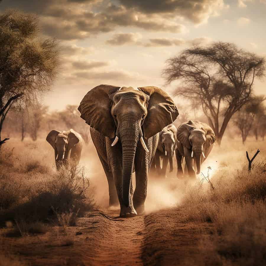 Elephants Best Midjourney Prompts for Realism