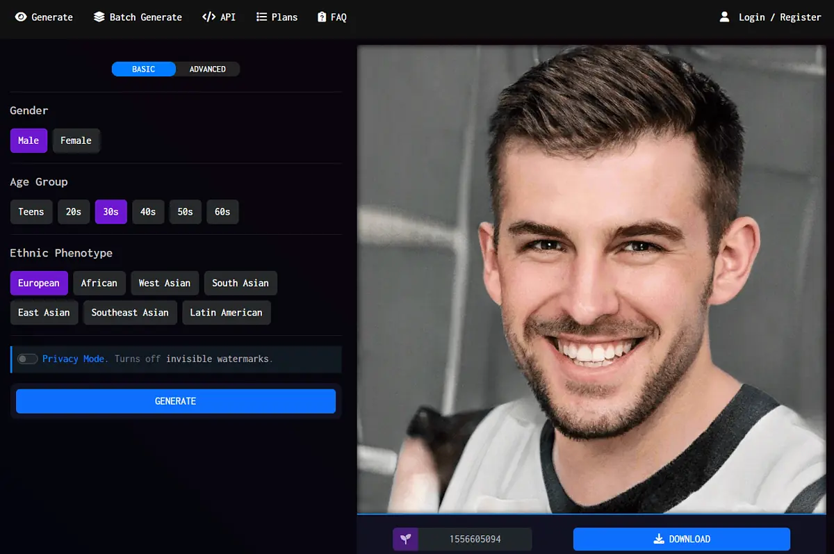 Slika profila Face Studio AI za linkedin