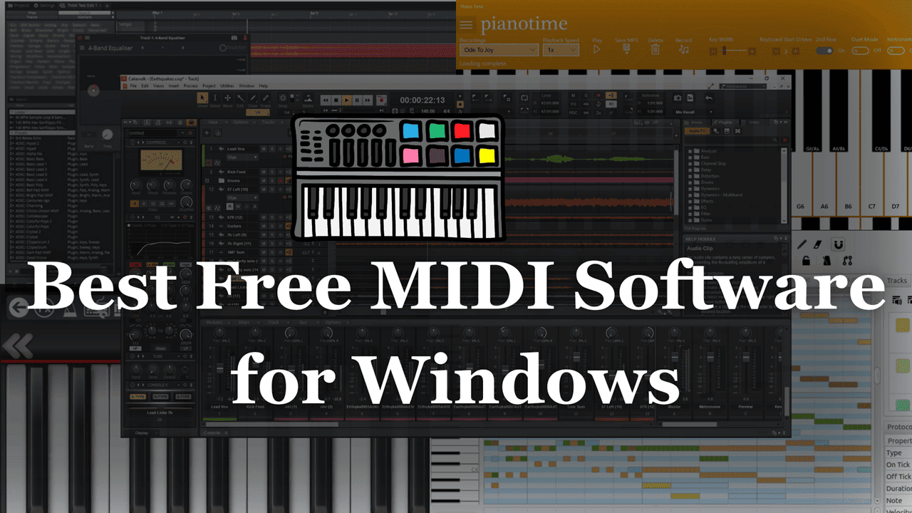 Bedste gratis midi-software til Windows