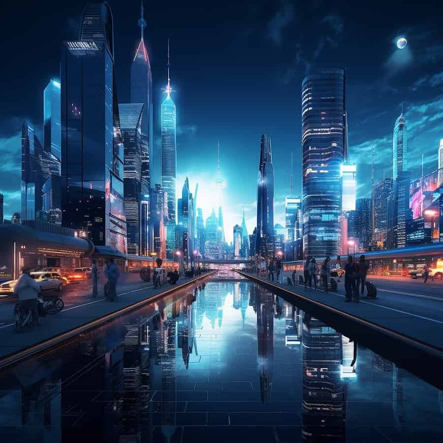 Futuristic City Best Midjourney Prompts for Realism