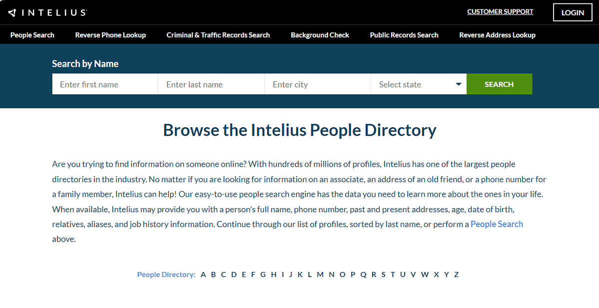 Intelius Identity Check Services