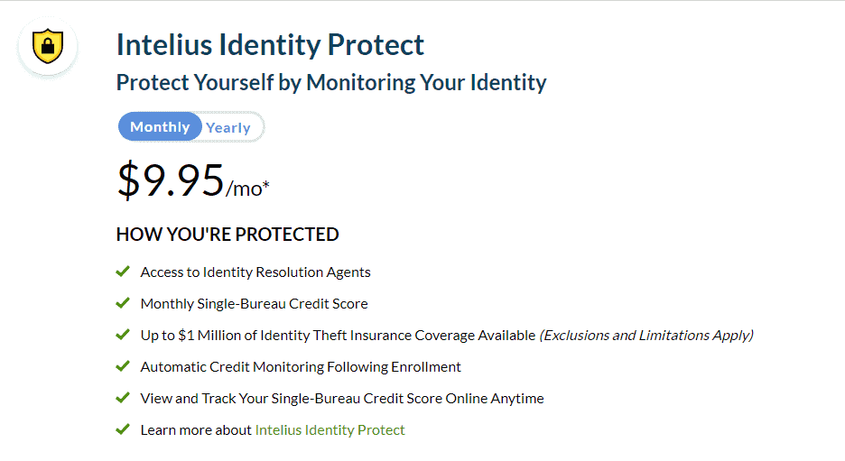 Intelius Identity Protect