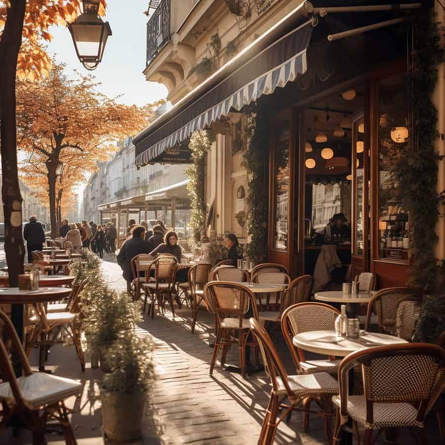 Parisian Cafe Best Midjourney Prompts for Realistic Images