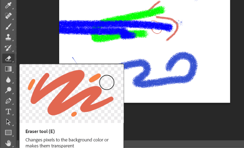 photoshop eraser tool