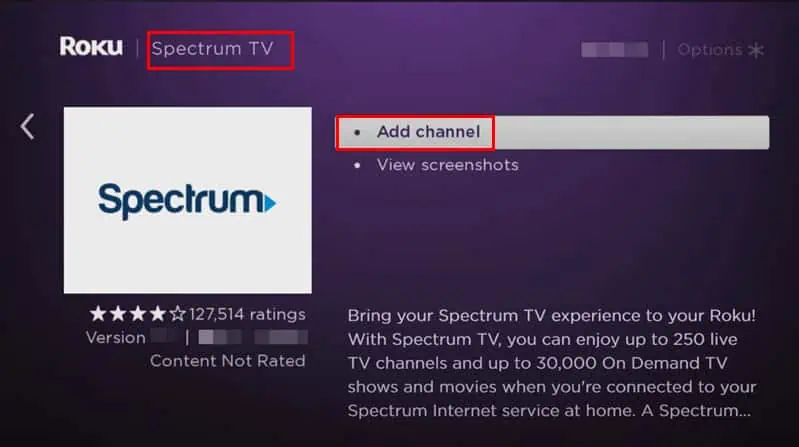 Spectrum add channel