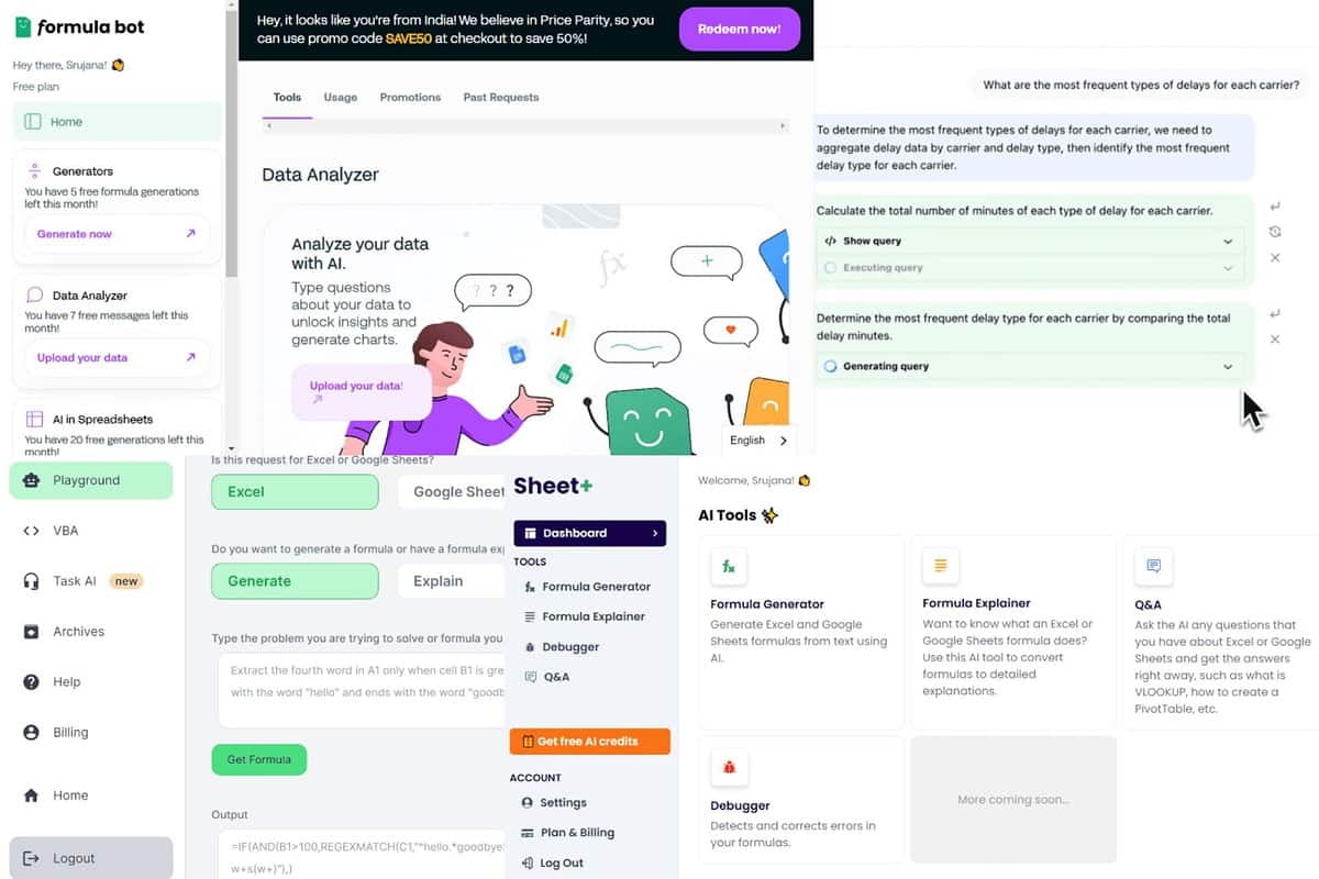 Ai for excel sheets 7 best tools