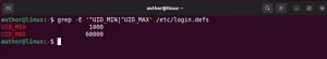 get current user id ubuntu
