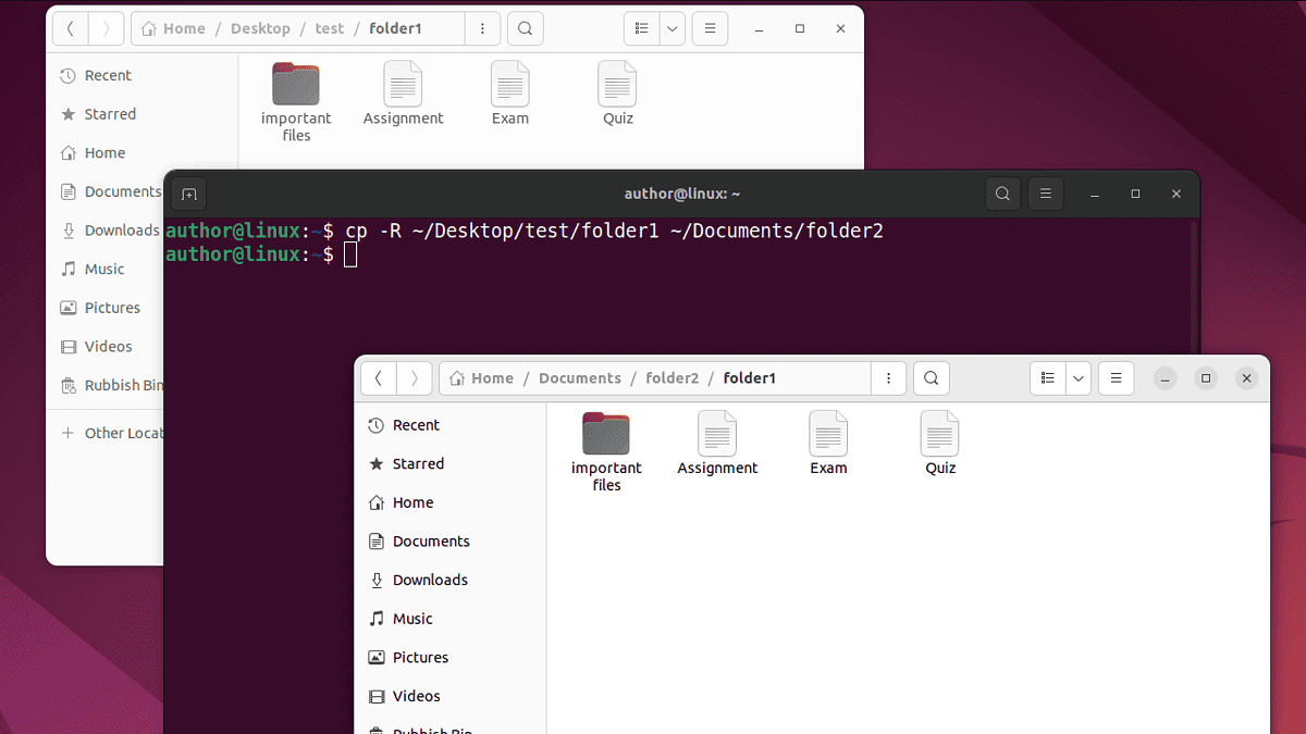 Copy directory linux 4 easy commands