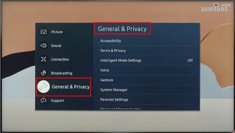 general and privacy