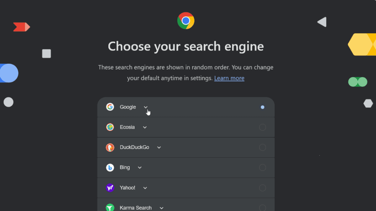 Google simplifies the way you change default search engine on Chrome to meet EU’s DMA