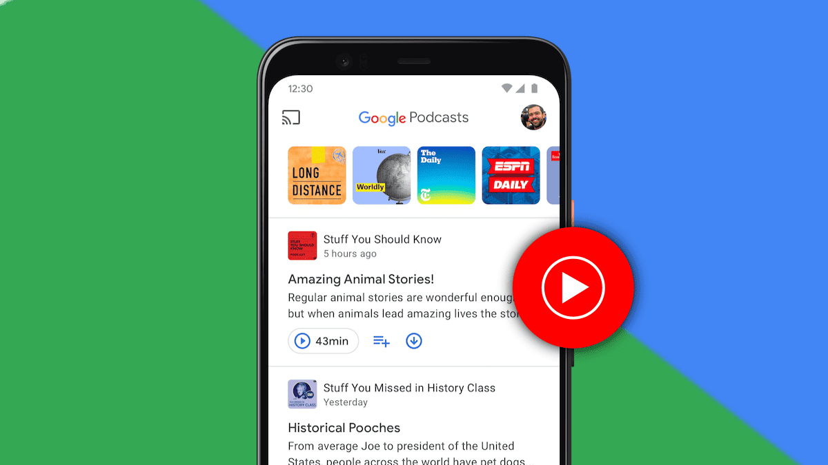 Google launches podcast migration tool today as Google Podcast consolidates into YouTube Music